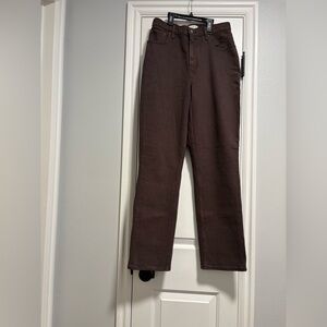 Abercrombie & Fitch Taupe Ultra High Rise ‘90s Straight Pants
